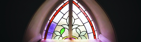 Kirkby Tephen Hostel stained glass window